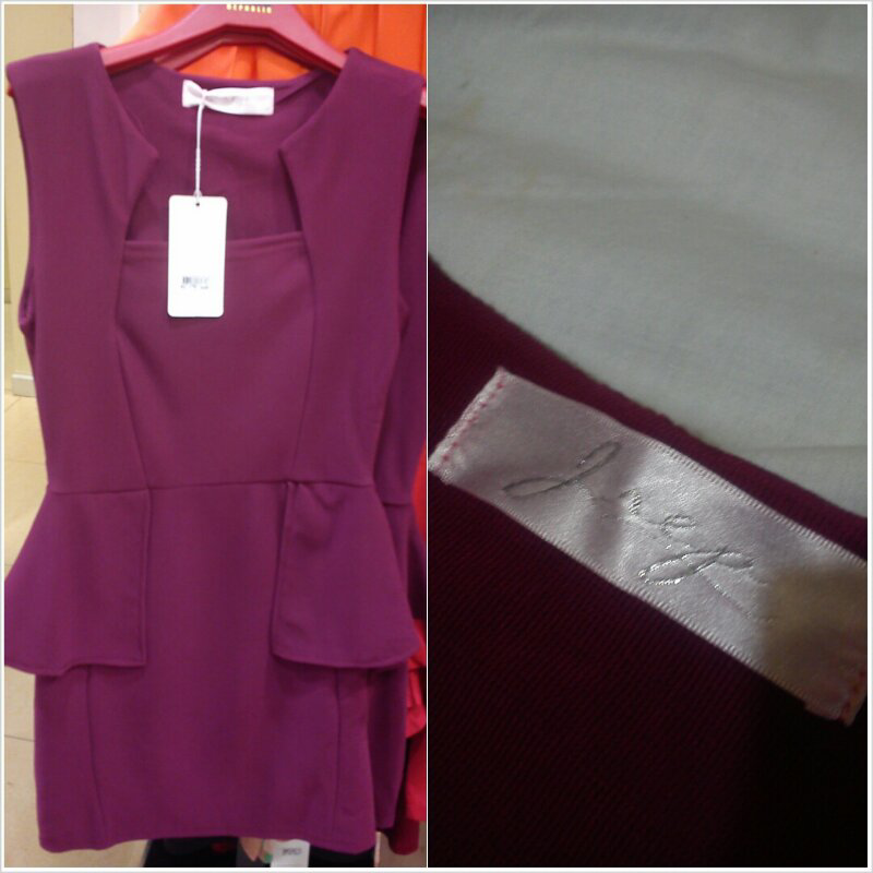 J. Rep Dress - Bodycon Peplum Dress (New collection of J. Rep)