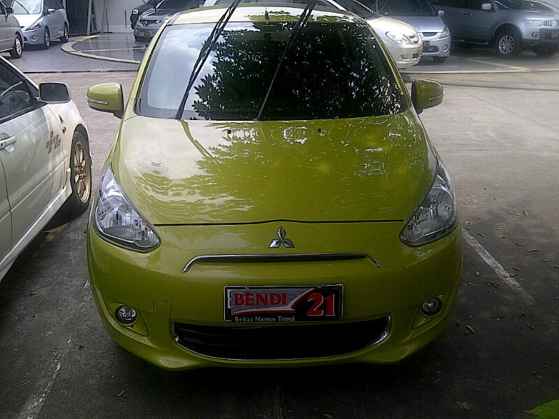 Mitsubishi Mirage Exceed hijau muda A/t 2012,mulus,siap pakai