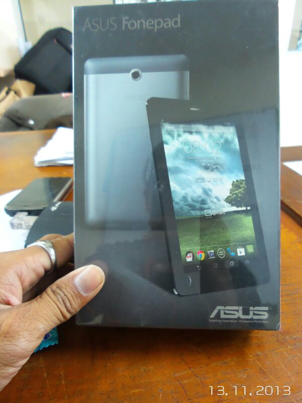 tablet intel atom asus fonepad 7" bnib cod jakbar