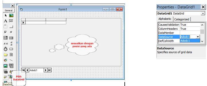 KONEKSI DATABASE Modul Visual Basic 2013