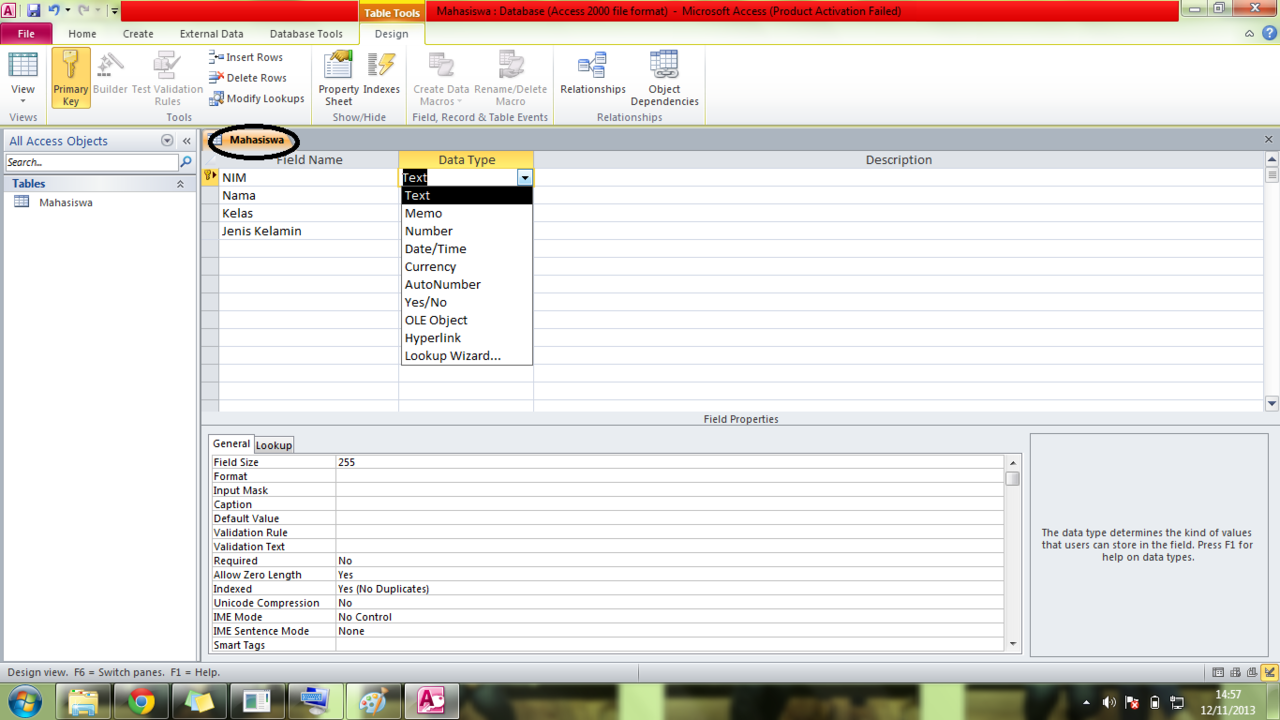 Cara menghubungkan atau menampilkan database dari microsoft Acces ke visual Basic