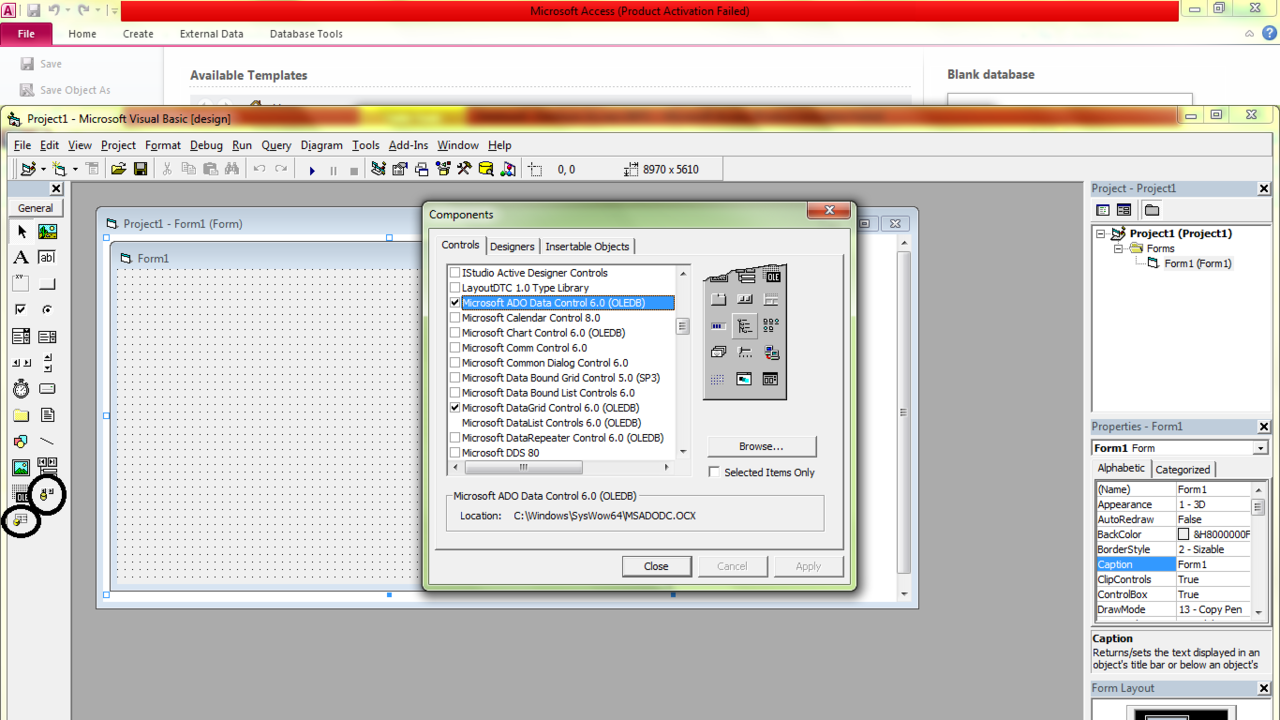Cara menghubungkan atau menampilkan database dari microsoft Acces ke visual Basic
