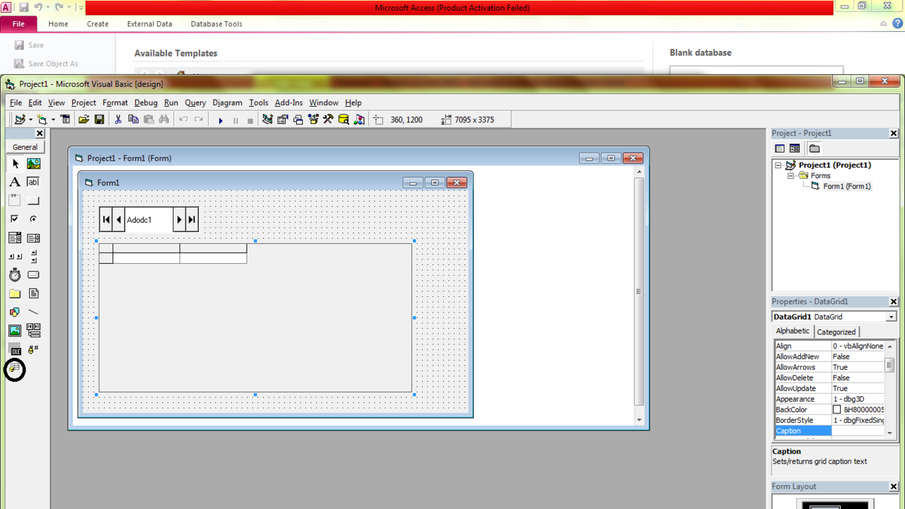 Cara menghubungkan atau menampilkan database dari microsoft Acces ke visual Basic