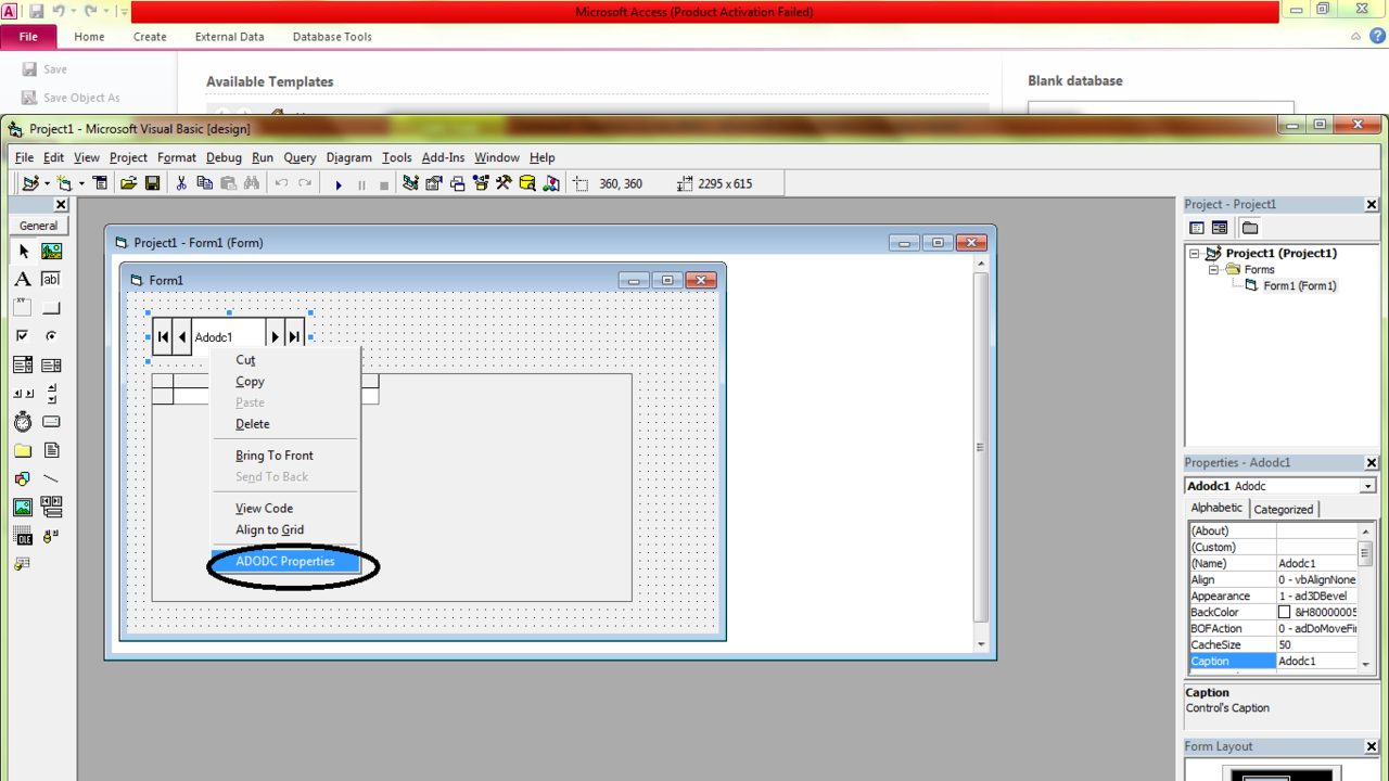Cara menghubungkan atau menampilkan database dari microsoft Acces ke visual Basic