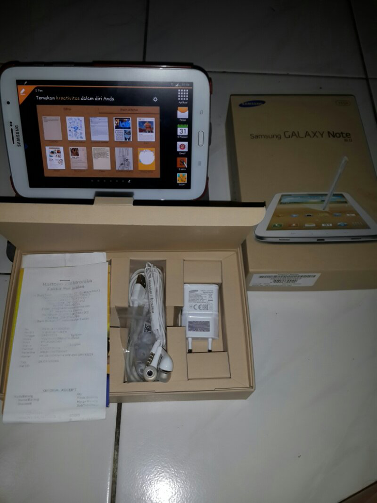 galaxy note 8 16gb putih