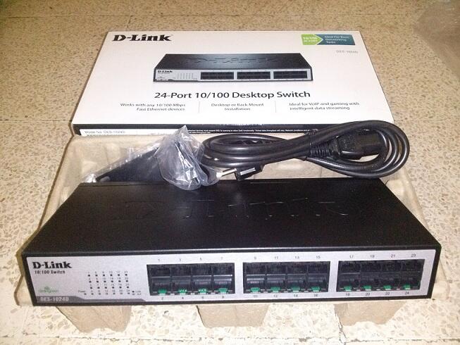 Switch/HUB 24 Port D-Link DES-1024D