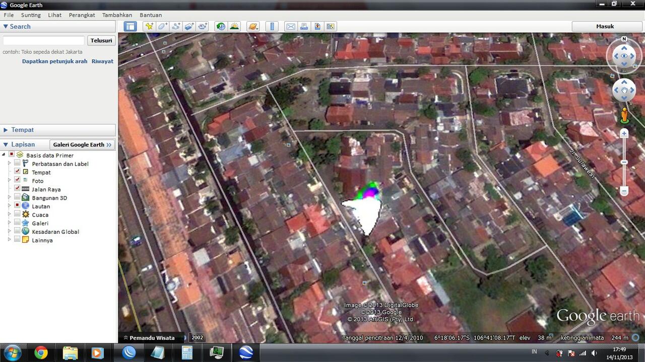 Penampakan UFO di Google Earth