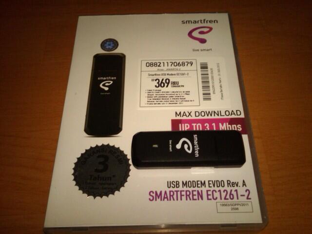 jual modem smartfren cdma evdo rev a unlock ec1261-2 fullset solo