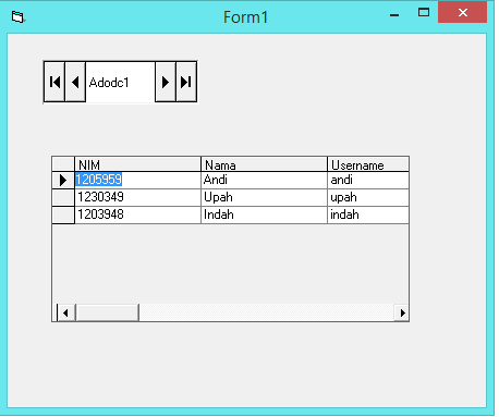 Mengkoneksikan Visual Basic 6.0 Dengan Microsoft Access