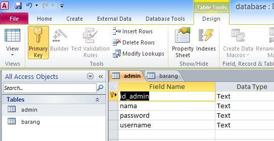 Tutorial Sederhana Membuat Program Sistem Informasi Inventaris dengan Mengunakan Visu