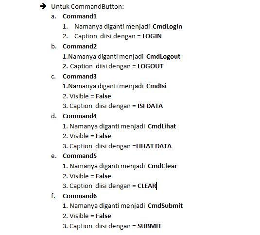 Tutorial Sederhana Membuat Program Sistem Informasi Inventaris dengan Mengunakan Visu