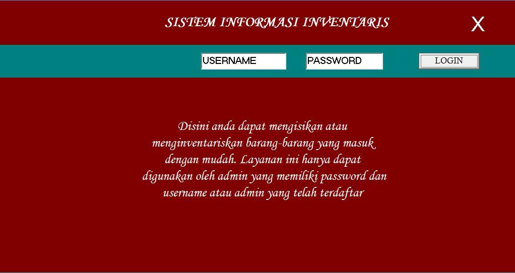 Tutorial Sederhana Membuat Program Sistem Informasi Inventaris dengan Mengunakan Visu