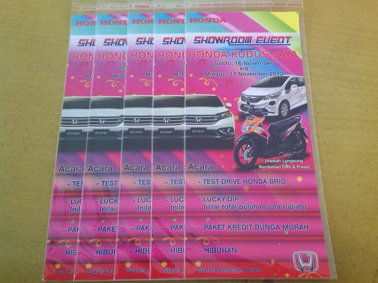 HONDA KUDUS JAYA SHOWROOM EVENT