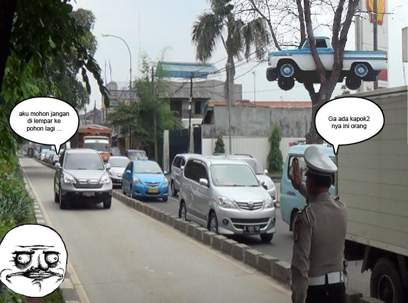 COMEDY STERILISASI JALUR TRANSJAKARTA