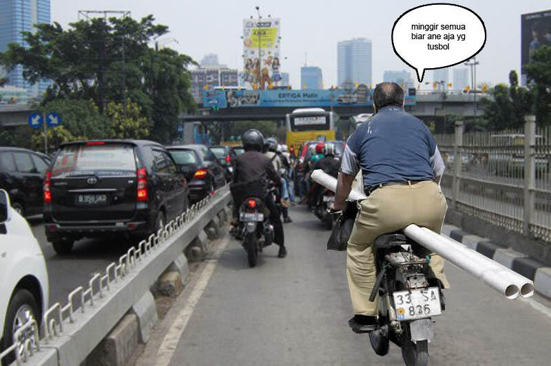 COMEDY STERILISASI JALUR TRANSJAKARTA