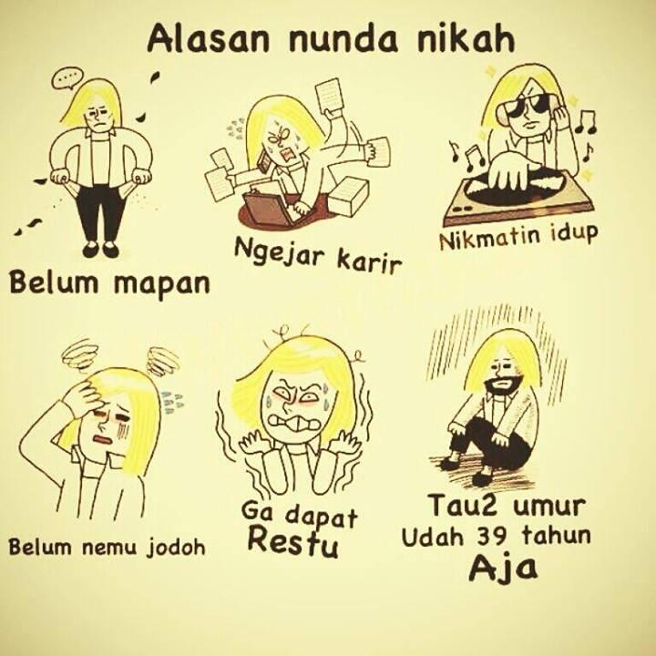Alasan Menunda Nikah...