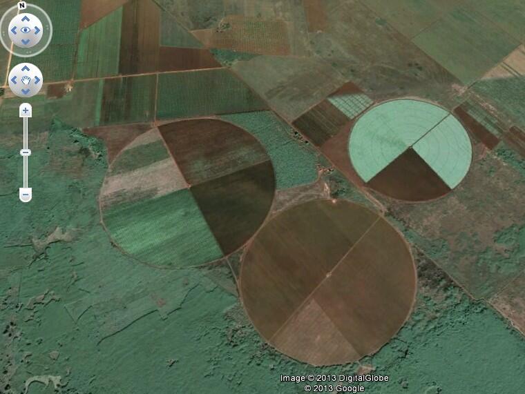 &quot;Crop Circle&quot; Kuba: teknik rahasia pertanian Kuba &#91;++ Pic&#93;