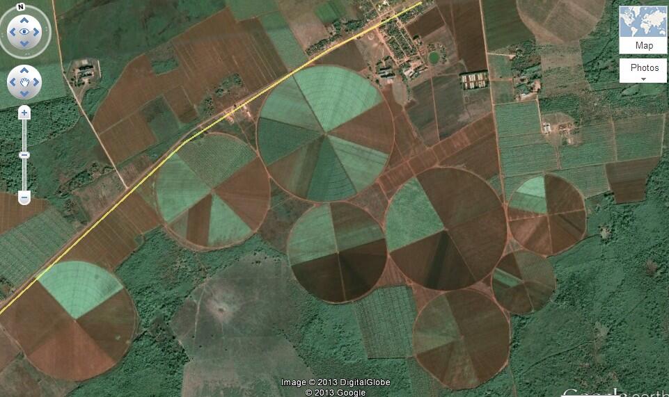 &quot;Crop Circle&quot; Kuba: teknik rahasia pertanian Kuba &#91;++ Pic&#93;