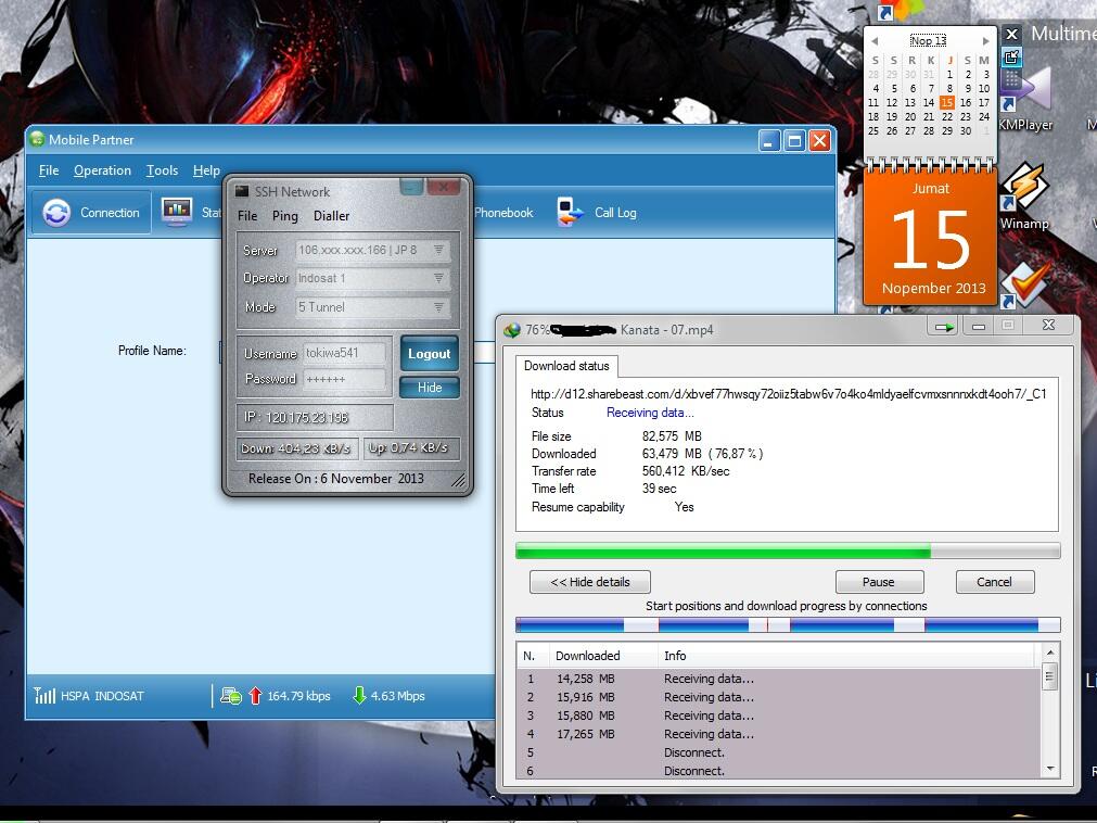 INTERNET MURAH/SSH (JP,US,LOKAL)+TOOL (XL,SMPATI,INDOSAT,SMART) Support Drop Bear