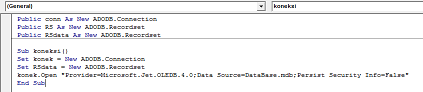 memperdalam visual basic 6.0 dengan menggunakan database