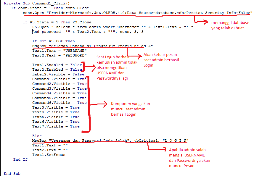 Program aplikasi penjualan dengan visual basic