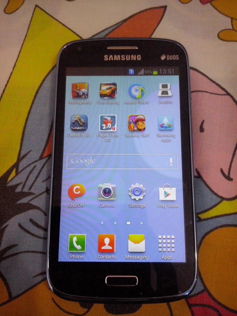 JUAL SAMSUNG GALAXY CORE DUOS DUAL CORE 1,2 GHZ BR 3 MINGGU PKE FULLSET COD BANDUNG