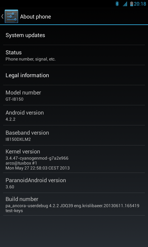 GALAXY WONDER GT-I8150 Jelly Bean With BBM