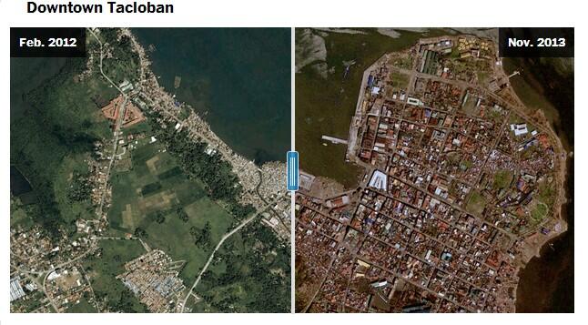 Keganasan Topan Haiyan Before-After! (++Pic)