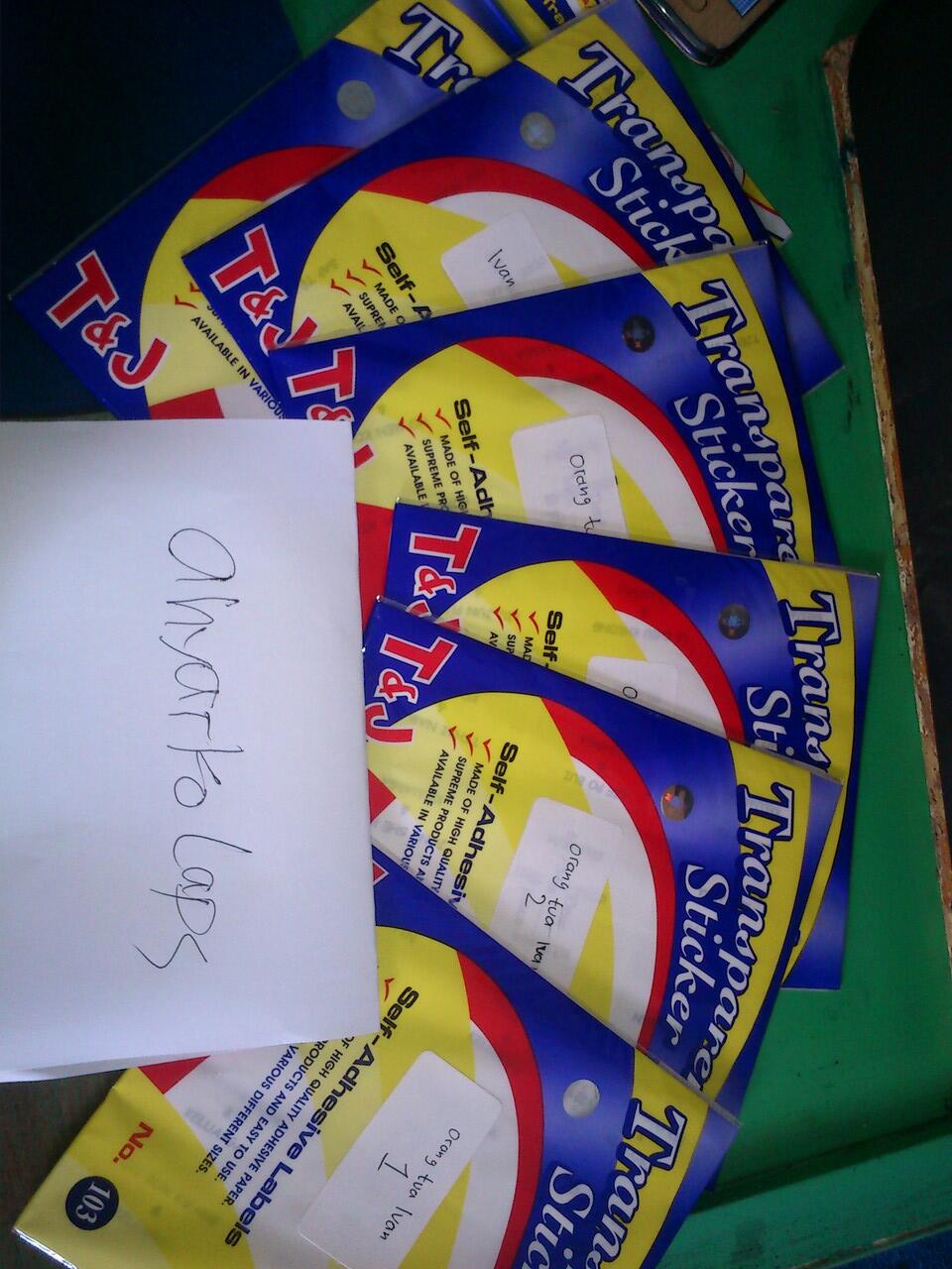 Jasa Ketik & Print Label Surat Undangan