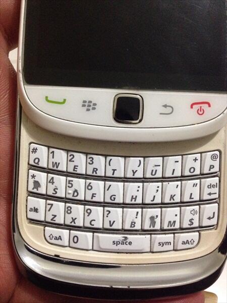 BB 9800 Torch 1 White