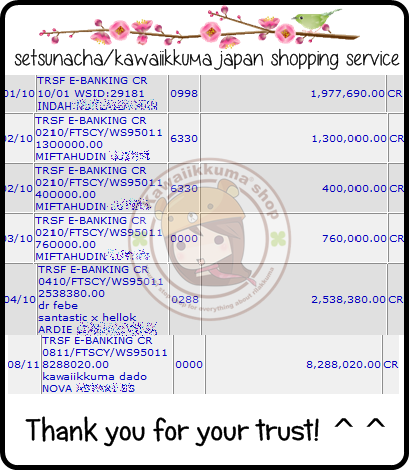 Jasa pembelian barang dari Jepang (yahoo auction japan, amazon.co.jp, rakuten, dll)