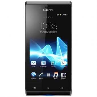 Sony Xperia J ST26i - 4 GB - Hitam