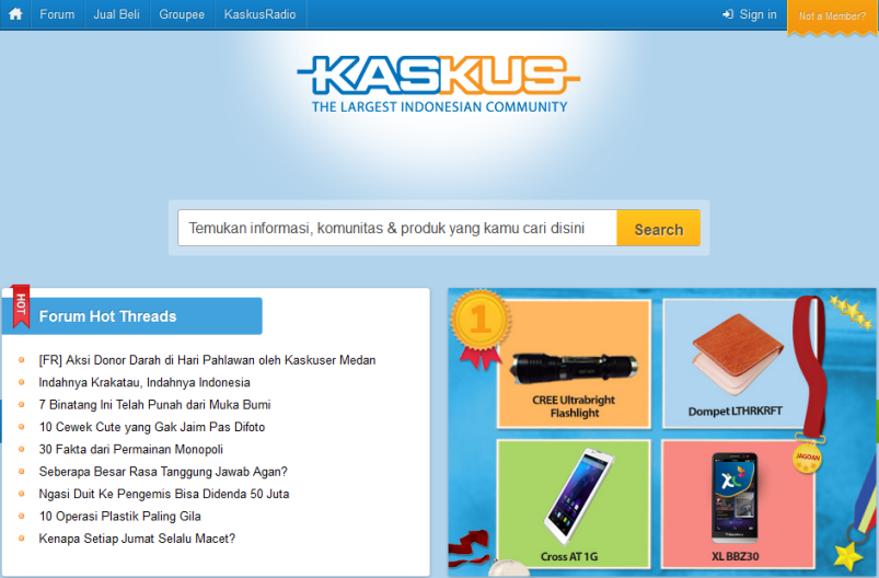 PAGE ONE Kaskus Bebas Kampanye Terselubungnya Si &quot;GW&quot; Gan