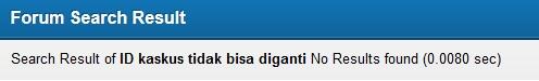 7 Alasan Mengapa ID KASKUS Tidak Bisa Diganti