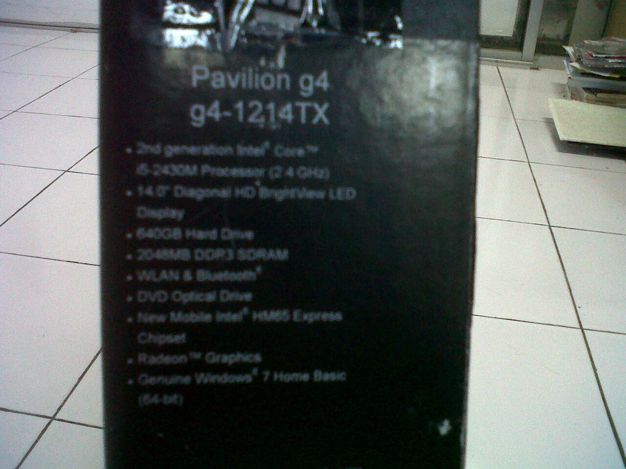 JUAL laptop hp like new g4-1214TX pavilion g4 jarang pakai