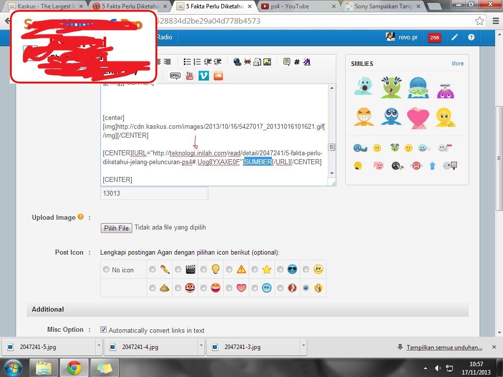 Eror Waktu Mau Masukin Link Sumber
