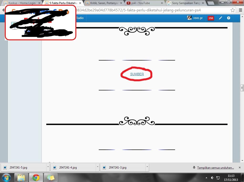 Eror Waktu Mau Masukin Link Sumber