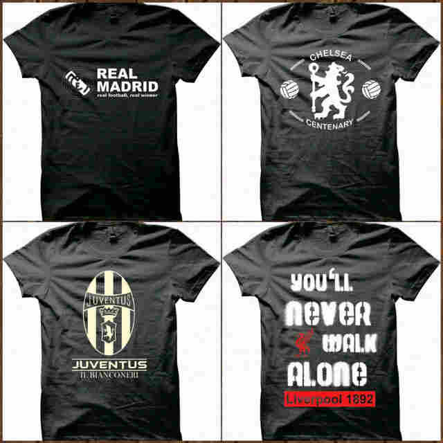 Tshirt Bola Murah Bukan Jersey