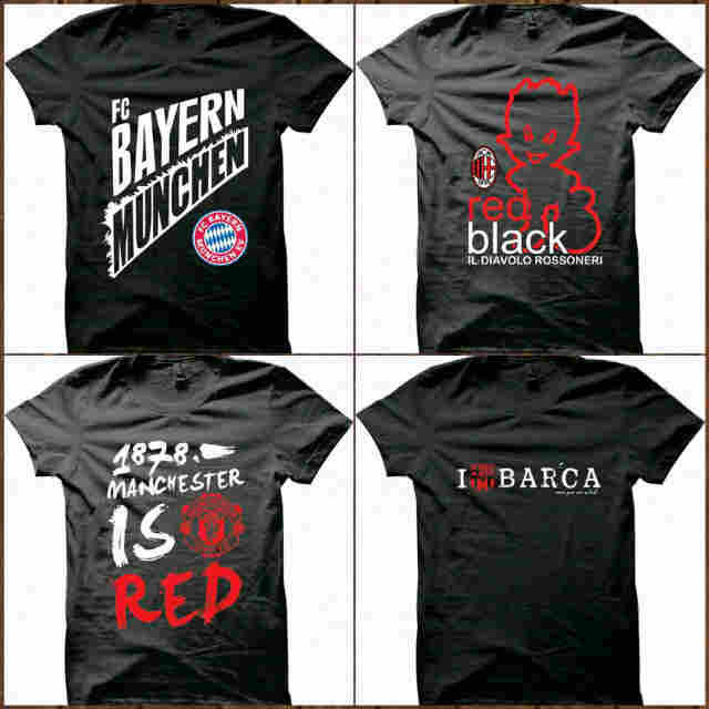 Tshirt Bola Murah Bukan Jersey