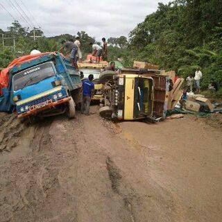 Kondisi jalan di daerah ane, MIRIS gan