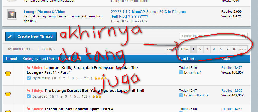 Akhirnya datang juga