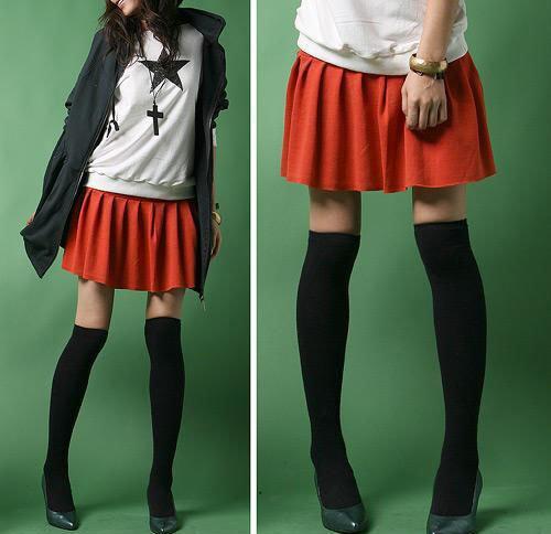 Korean Style (Unik): Overall Skirt, Floral Blazer, Long Cape, Accessories