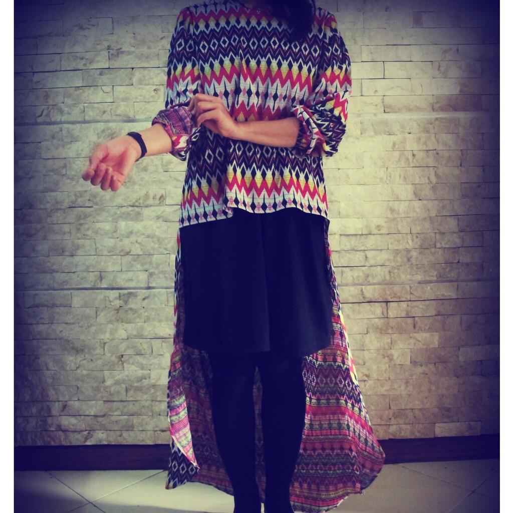 Korean Style (Unik): Overall Skirt, Floral Blazer, Long Cape, Accessories