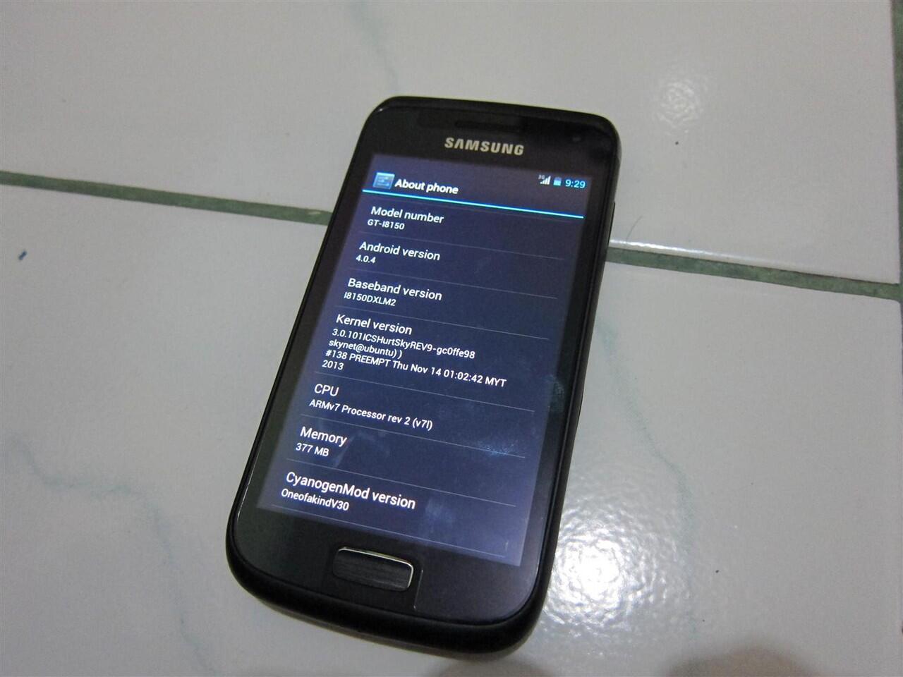 JUAL : Samsung Galaxy W GT-I8150 Black COD Jakarta