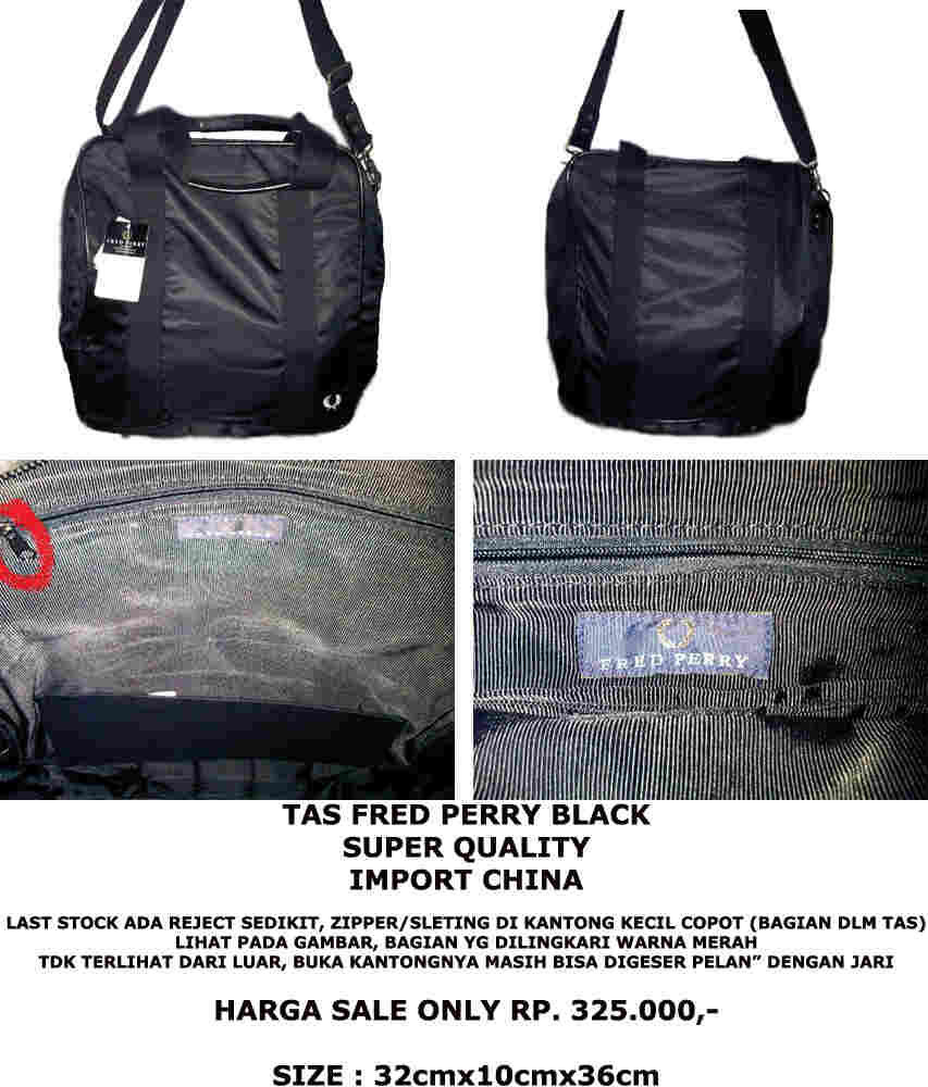 Terjual MAN TAS  DOMPET BRANDED PRIA  FRED PERRY LV 