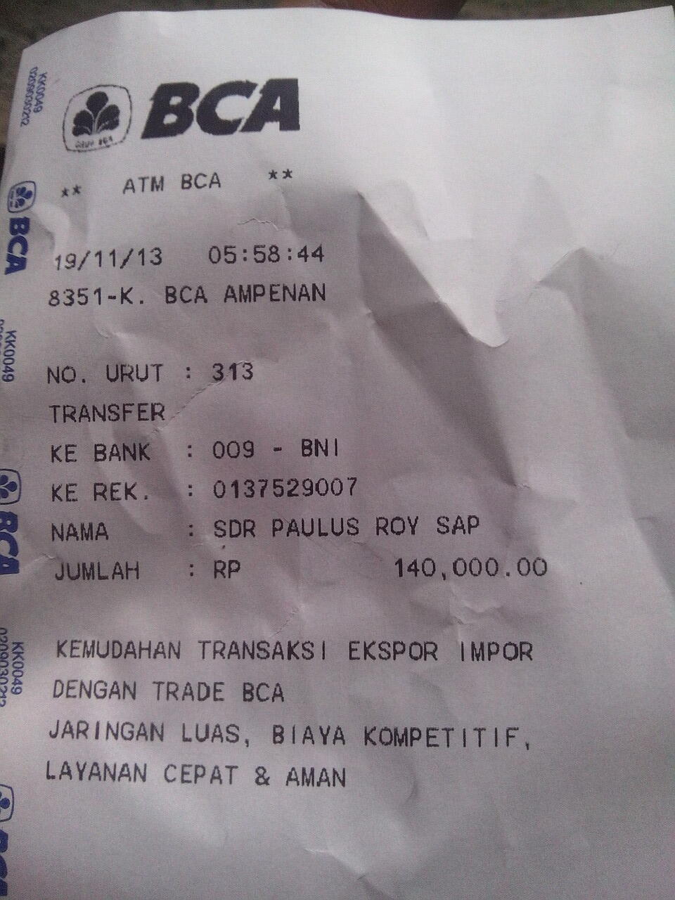 TESTIMONIAL/CURCOL PELANGGANG BY BACKBONERZ77