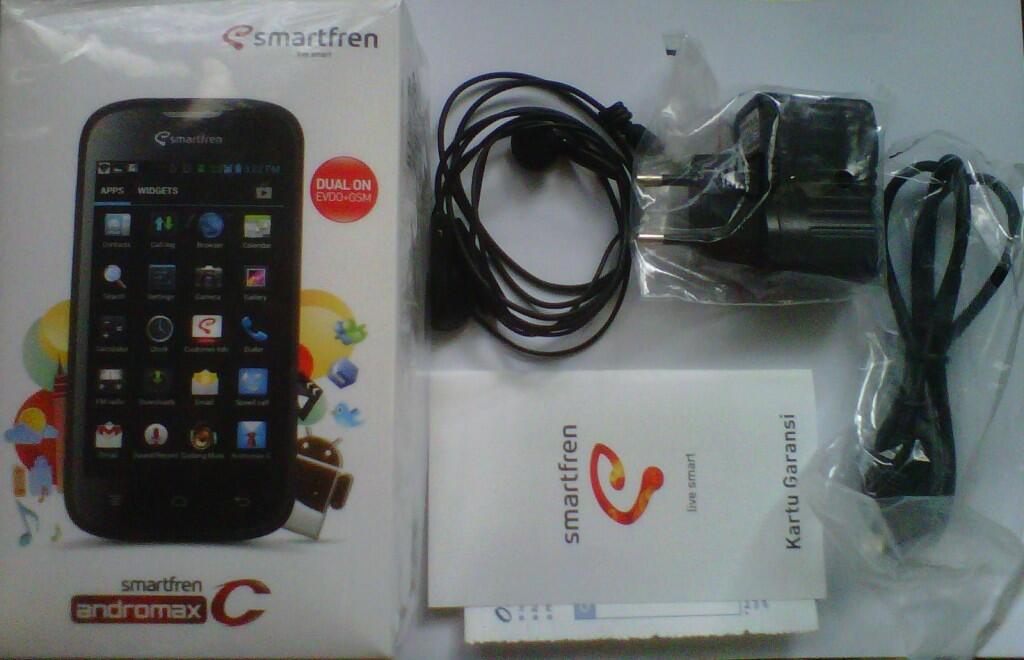 Smartfren Andromax C - Black 2nd Fullset Jogja!!