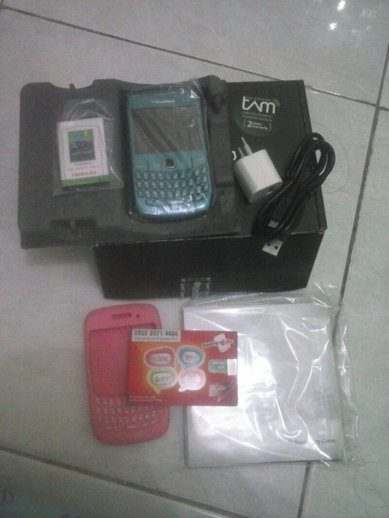 bb gemini 8520 eks tam biru toska segel lengkap cirebon