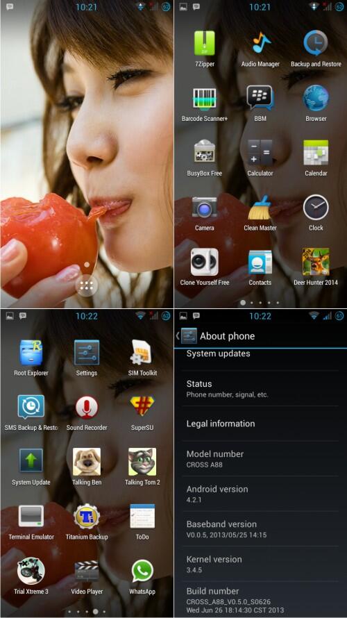 JUAL : Cross A88 quad core mulus - Bogor