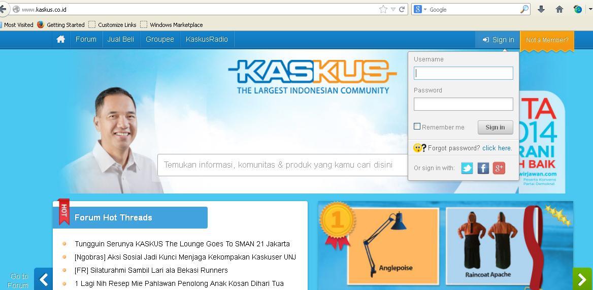Jangan jadikan forum kami lahan KAMPANYE
